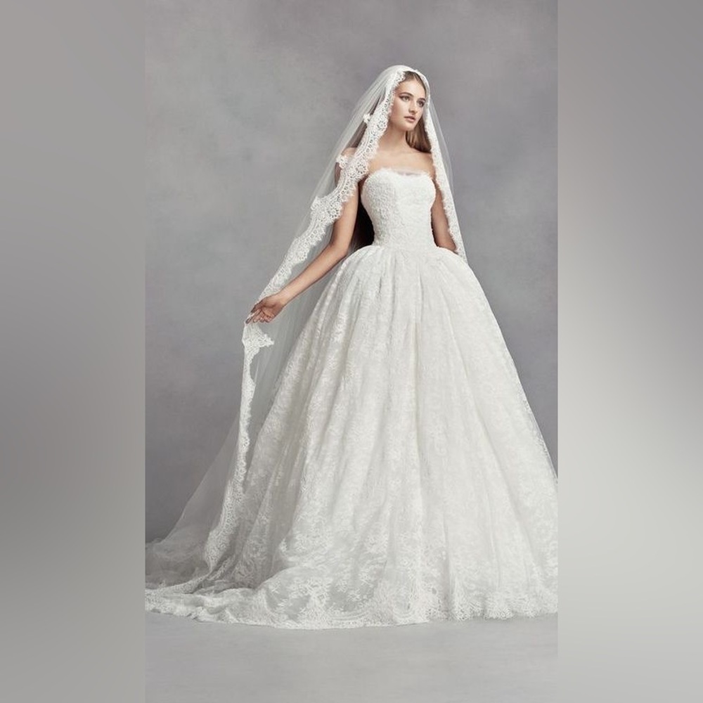 White by Vera Wang ballgown wedding dress